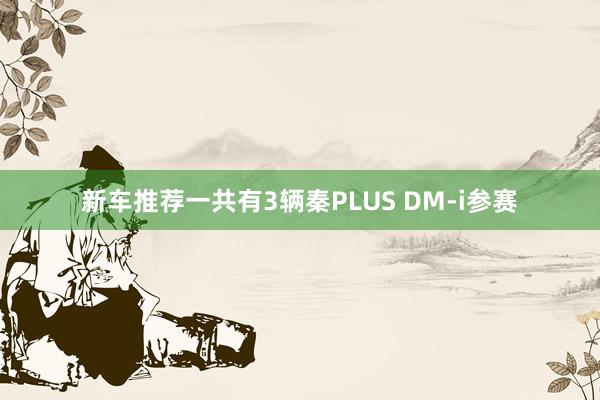 新车推荐一共有3辆秦PLUS DM-i参赛