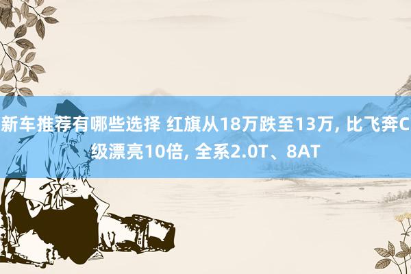 新车推荐有哪些选择 红旗从18万跌至13万, 比飞奔C级漂亮10倍, 全系2.0T、8AT